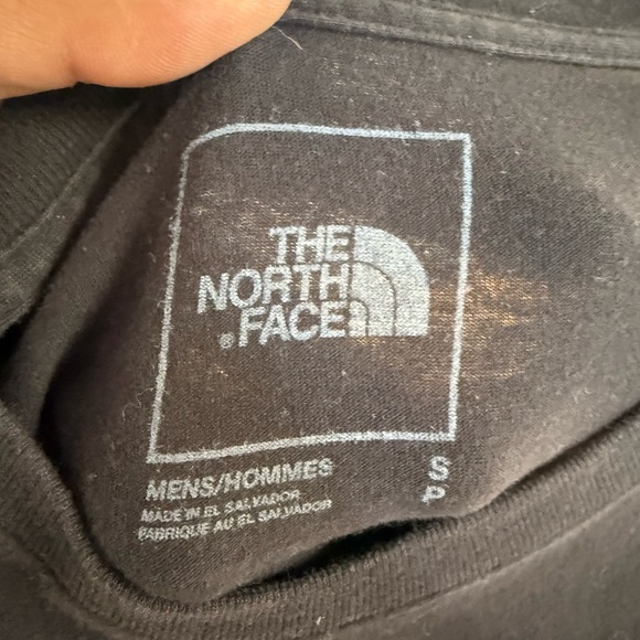 The North Face Black Long Sleeve T-Shirt Men Size Small Used - Picture 3 of 4